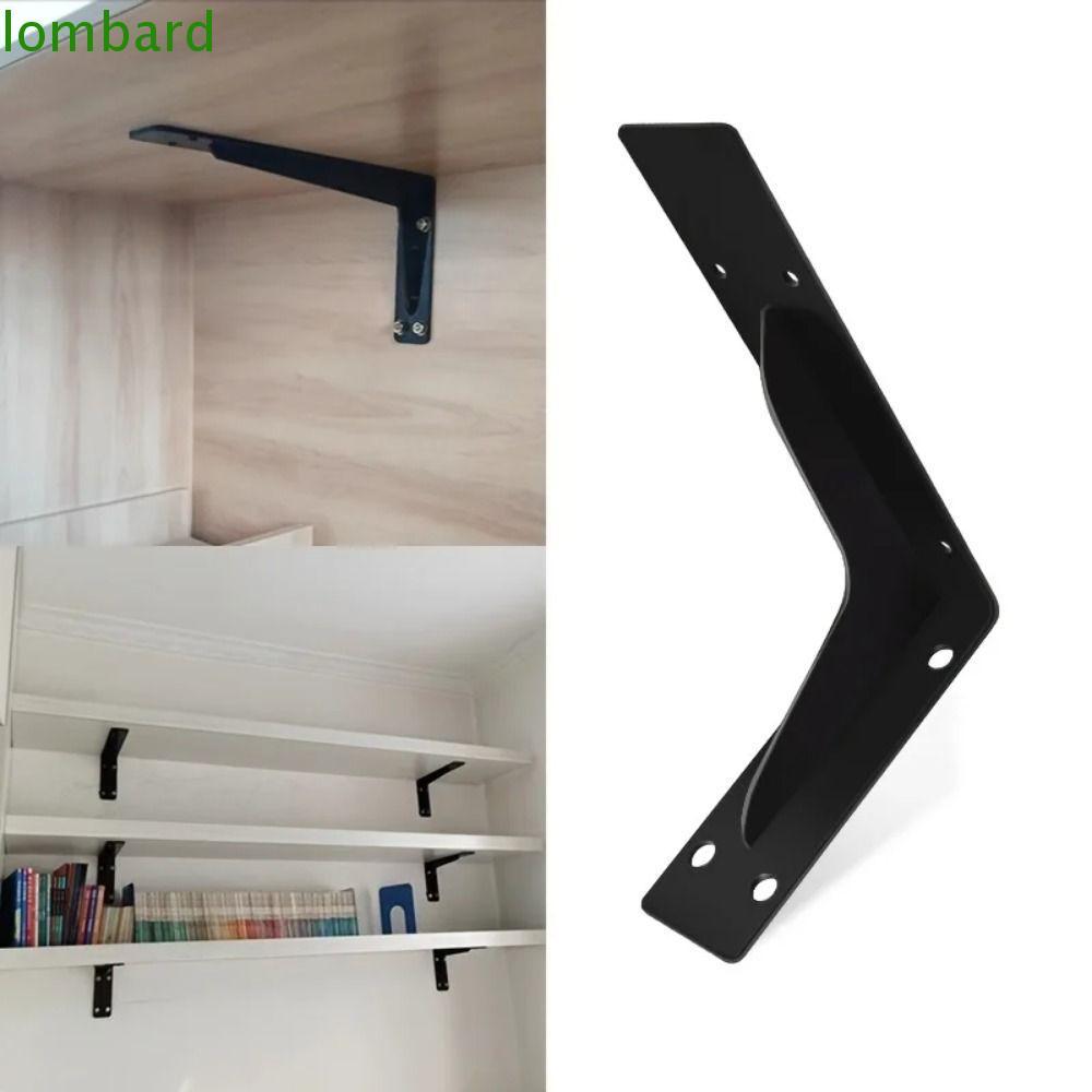 LOMBARD ขายึดชั้นวางขาตั้งกล้อง, ขายึดชั้นวางลอยรูปตัว L สําหรับงานหนัก, ชั้นวางของรองรับ Thicken 6-