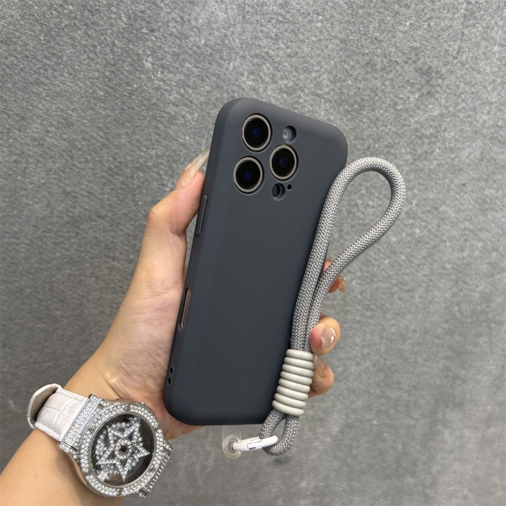 เคส iPhone 17 Pro Max Arc Edge Titanium Grey Soft Touch TPU กันกระแทกคลุมทั้งหมด iPhone 16 15 14 13 