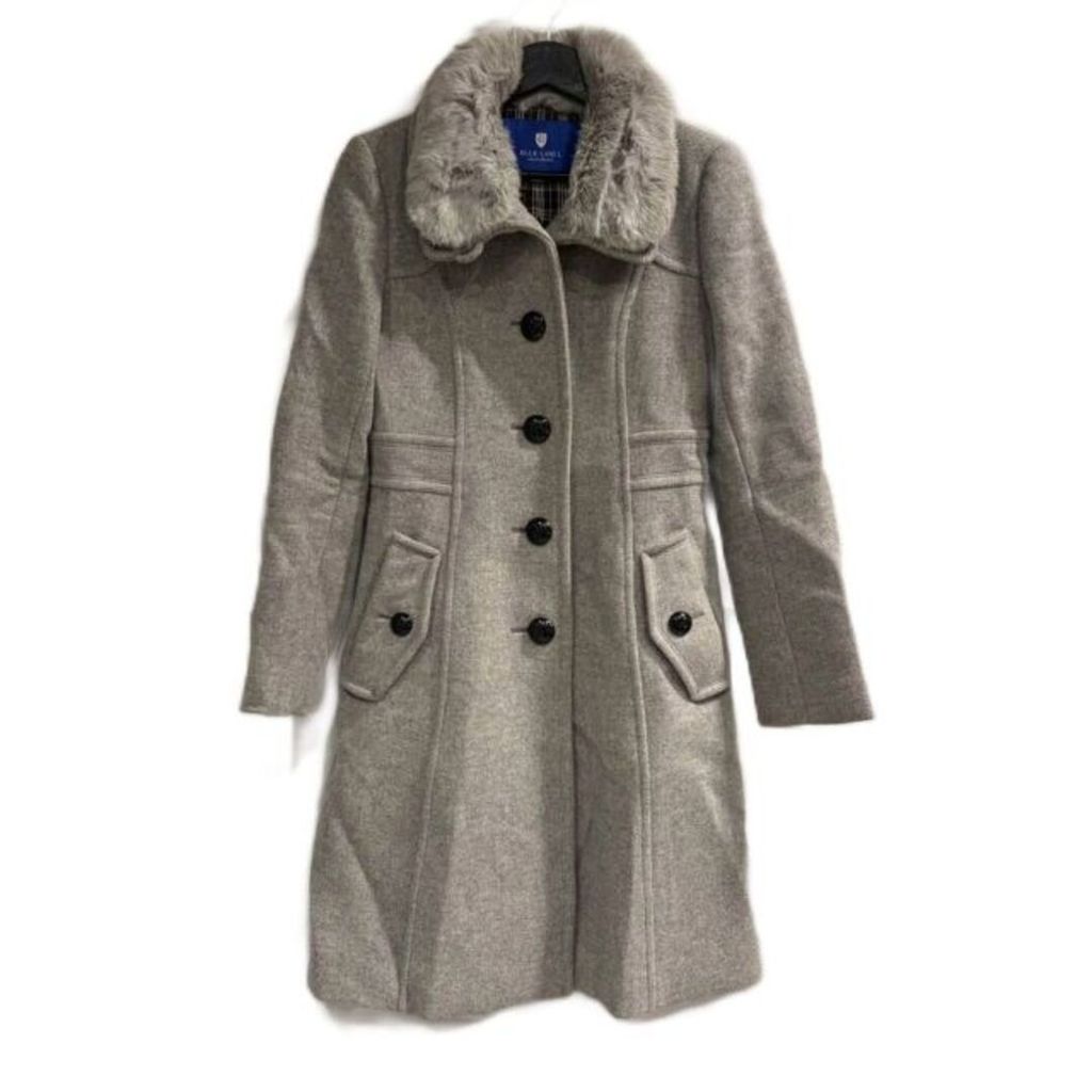 Blue Label Crestbridge Coat gray Rabbit Direct from Japan Secondhand