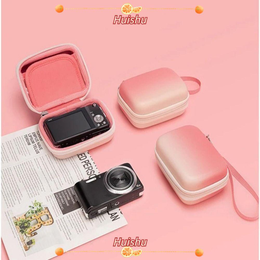HUISHU กระเป๋ากล้องดิจิตอล, Mini PU Hard Cover, น้ําหนักเบากันน้ําอุปกรณ์เสริมสําหรับกล้อง ZV-1 ZV-1