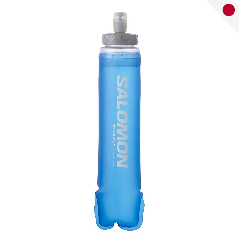 SALOMON SOFT Hydration Bottle ขวดน้ำแบบพกพาพับได้ 2022 รุ่น FLASK /17oz 42 500/17 LC1916000 ฟรี
