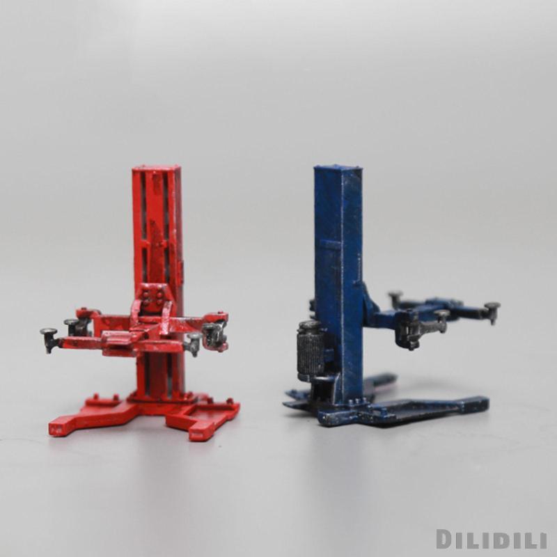 [Dilidili] Miniature Crane Lift 1/64 Scale Replica Car Lift รุ่นน้ําหนักเบาอุปกรณ์เสริมจําลองวัสดุ P
