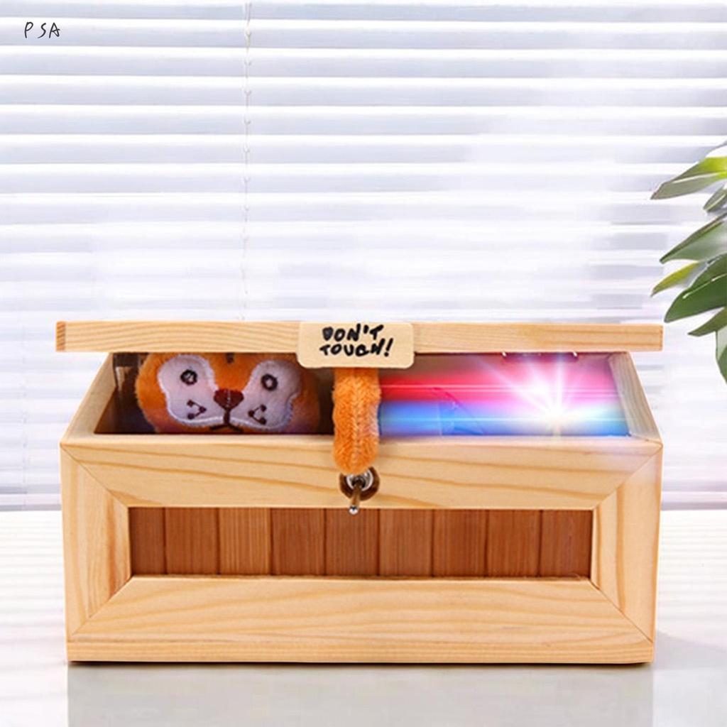 Tiger Surprise Music Box Battery Powered Surprise Unboxing Toy สําหรับความวิตกกังวลบรรเทา & ของขวัญส