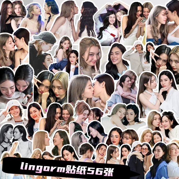 Lingorm 手贴纸 LinglingKwong OrmKornnaphat 贴纸