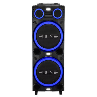 Caixa de Som Torre Multilaser Pulse Double SP516 Bluetooth 2700W RMS Luz LED Bivolt