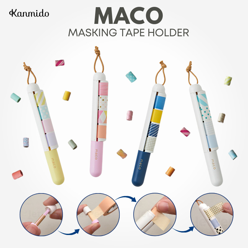 KANMIDO Maco Washi Tape Holder Masking Tape Holder