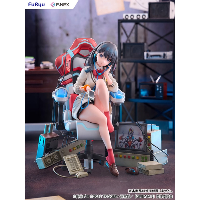 Collectible ใหม่  (PRE-ORDER) SSSS.GRIDMAN Rikka Takarada Gaming Chair ver. 1/7 Complete Figure ของแ
