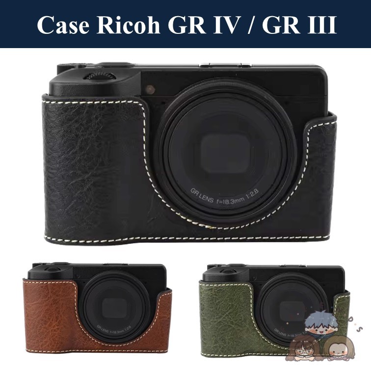 Case สำหรับ Ricoh GR IV GR III / เคส Ricoh GR IV GR III / เคส Ricoh GRIII GRIV Half Case Ricoh GR3 G