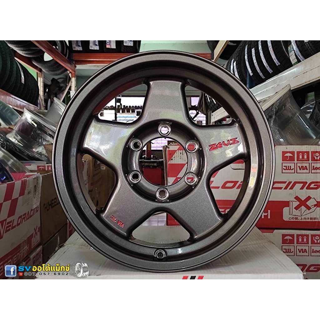 ล้อแม็กซ์ใหม่ Lenso Zeus Bradley ขอบ16/6H139 กว้าง8‘ ออฟ0 (ราคาชุด4วง)