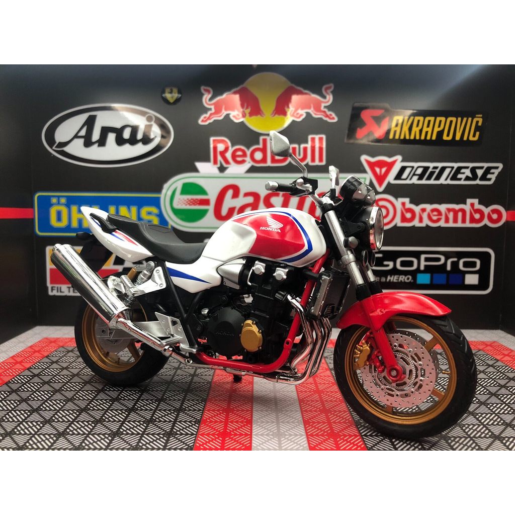 [สต๊อกพร้อม] โมเดลรถมอเตอร์ไซค์ Honda CB400s Big Brother Honda CB1300SF Model 1/12 Honda Teenth Apa 