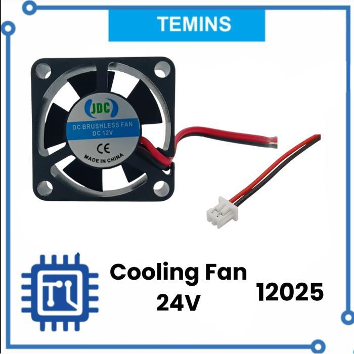 24V พัดลมระบายความร้อน JST 2 PIN 12 CM - 12025 (12 ซม.)