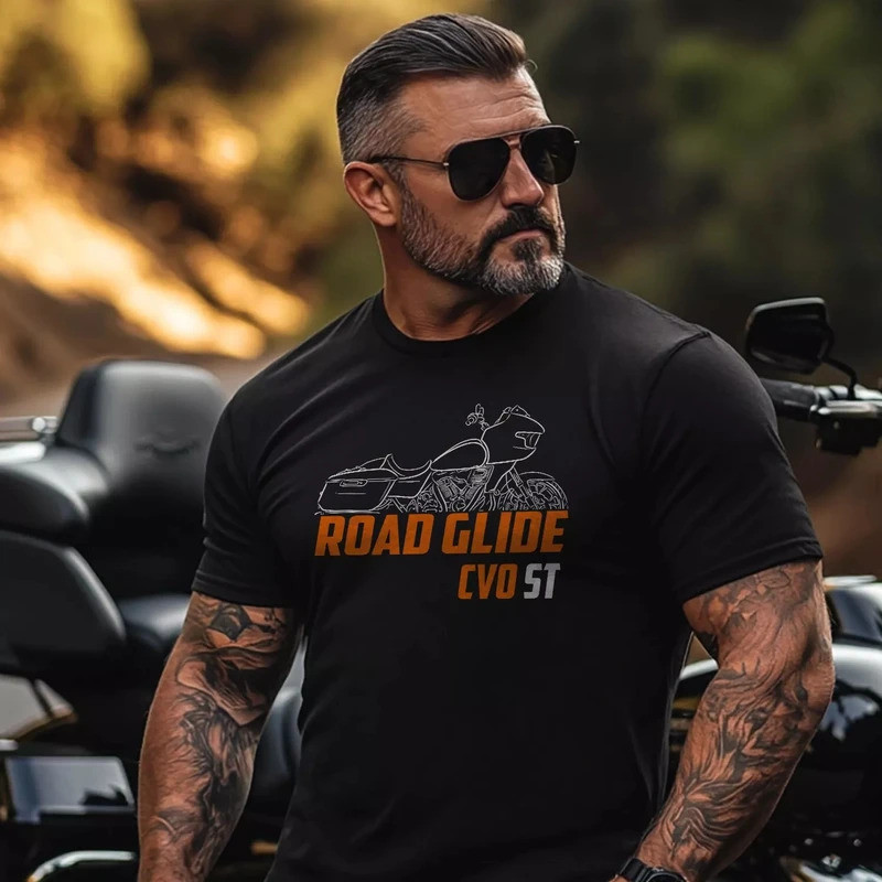สำหรับแฟนคลับ CVO Road Glide ST FLTRXSTSE - เสื้อยืดมอเตอร์ไซค์