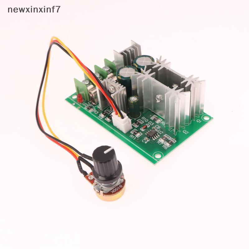 [ใหม่] 1 ชุด PWM มอเตอร์ควบคุมความเร็ว 20A ตัวควบคุมกระแสไฟ DC10-60V DC มอเตอร์ควบคุมความเร็ว 12V 24V 36V 48V โมดูลไดรฟ์กําลังสูง [TH]