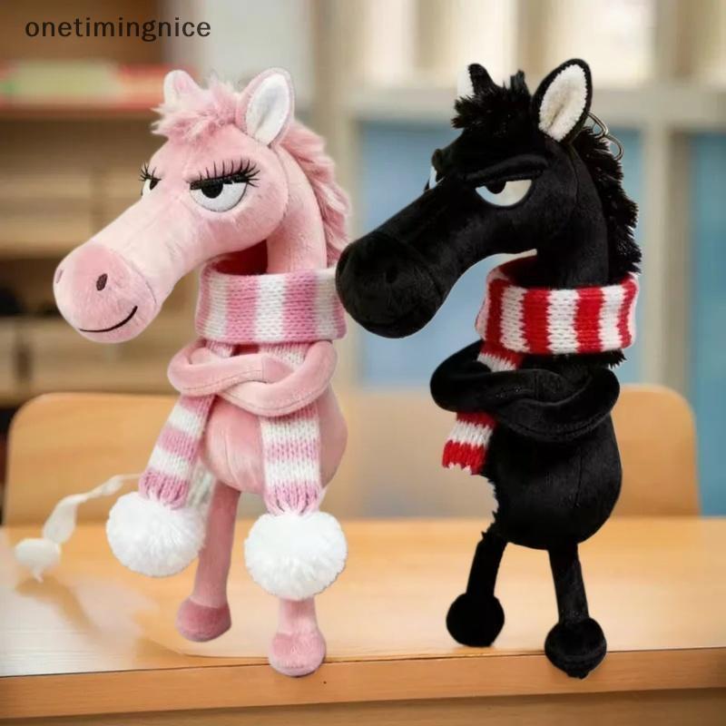Onetimingnice 2026New ตุ๊กตา Plush มาสคอตปีใหม่แห่งปีม้า Plush Pony ของเล่น Bapa แขวนอุปกรณ์เสริมการ