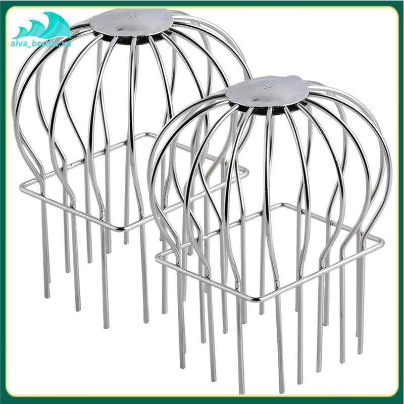 Gutter Guard,2 ชิ้นหัวกลม Gutter Filter Downspout Guard แม้ Hollow เปลี่ยน Gutter Cover สําหรับใบ