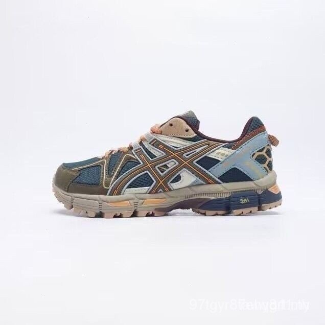 CJ3Y 5L2 ZYLT (asics) Gel-kaana 8 Off-road grip ทนต่อการสึกหรอกันกระแทกsho-ดูดซับรองเท้ากีฬา unisex 