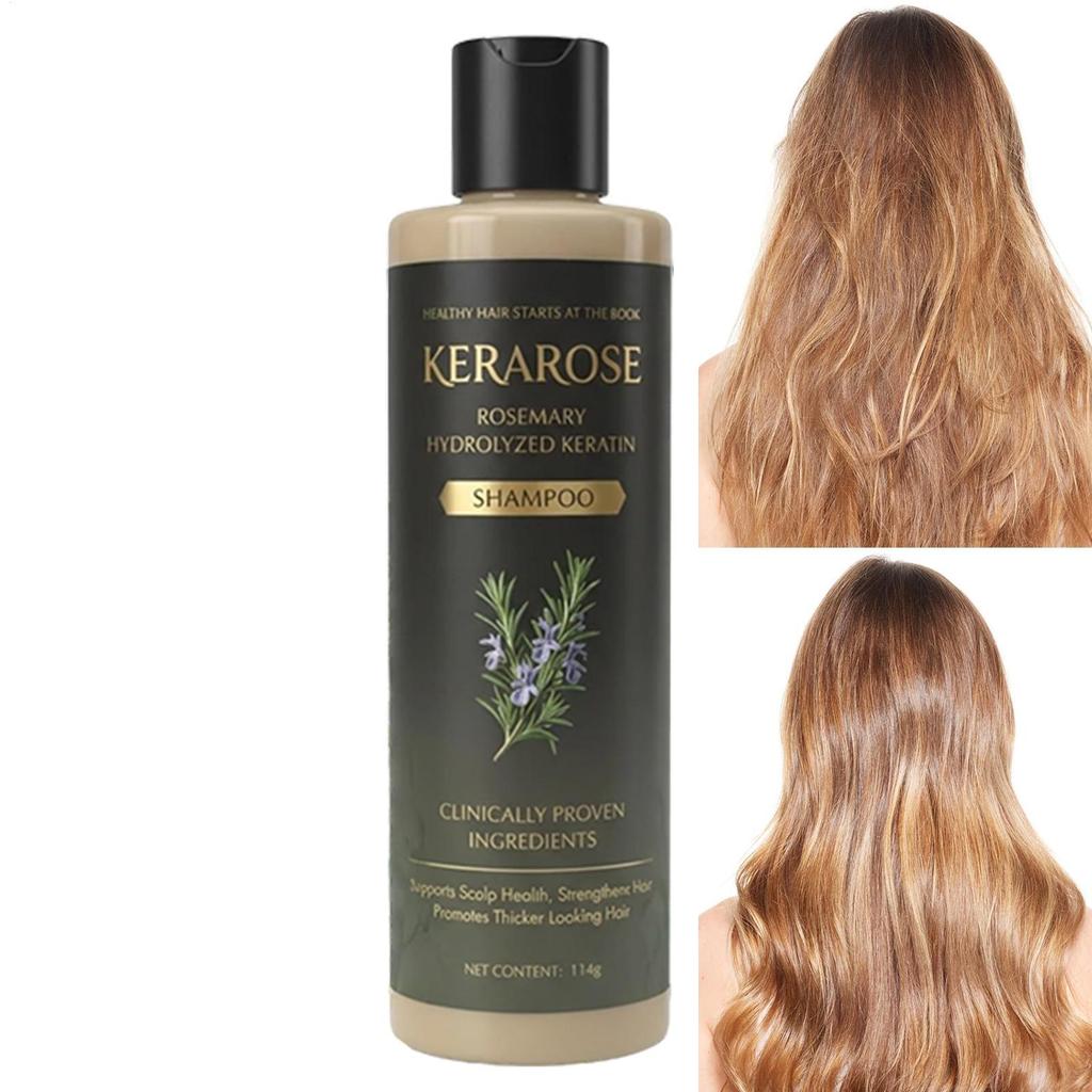 Kerarose Rosemary Shampoo Hair Growth Shampoo Volumizing Strengthening Wash Hair Thickening Shampoo 