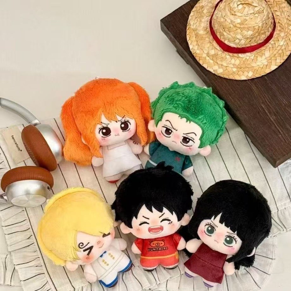 One Piece Doujin Luffy Zoro Sanji น่ารักพิมพ์ปลาดาว Nunu ตุ๊กตาผ้าฝ้าย Plush