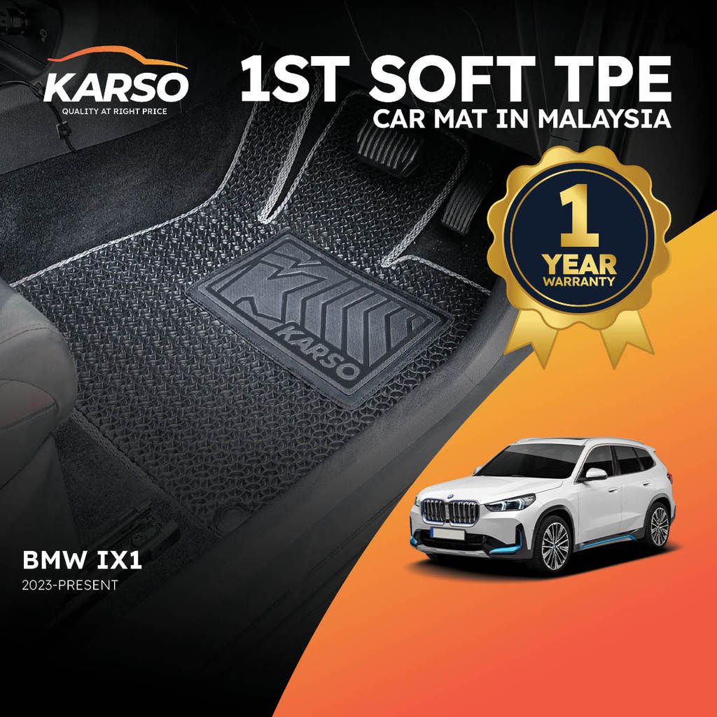 Karso Karpet Kereta พรมรถยนต์ BMW iX1 (2023-ปัจจุบัน)