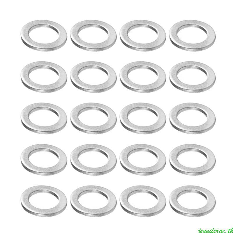 Jenniferac 20 ชิ้นเครื่องยนต์รถด้านล่างน้ํามันท่อระบายน้ําปลั๊กซีลเครื่องซักผ้า 94109-14000 94109-12