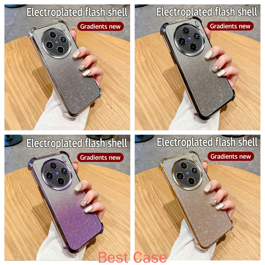 เคส Vivo X100S Pro Case เคสโทรศัพท์คุณภาพสูง flash shell Anti Drop Case Soft Case DDSJ-2
