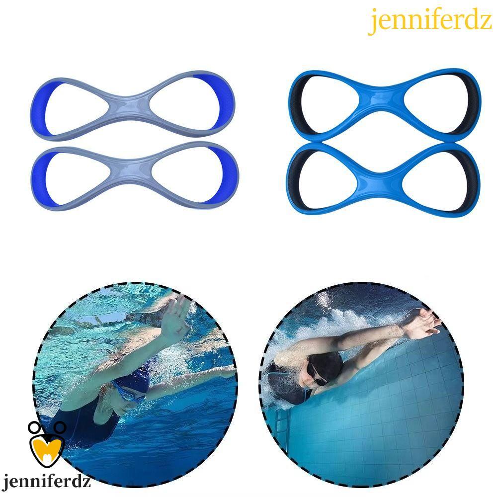 JENNIFERDZ Forearm Fulcrum Fin, Ergonomic Shape 8 Shape Swimming Paddles, Professional Grade สอนเสริ