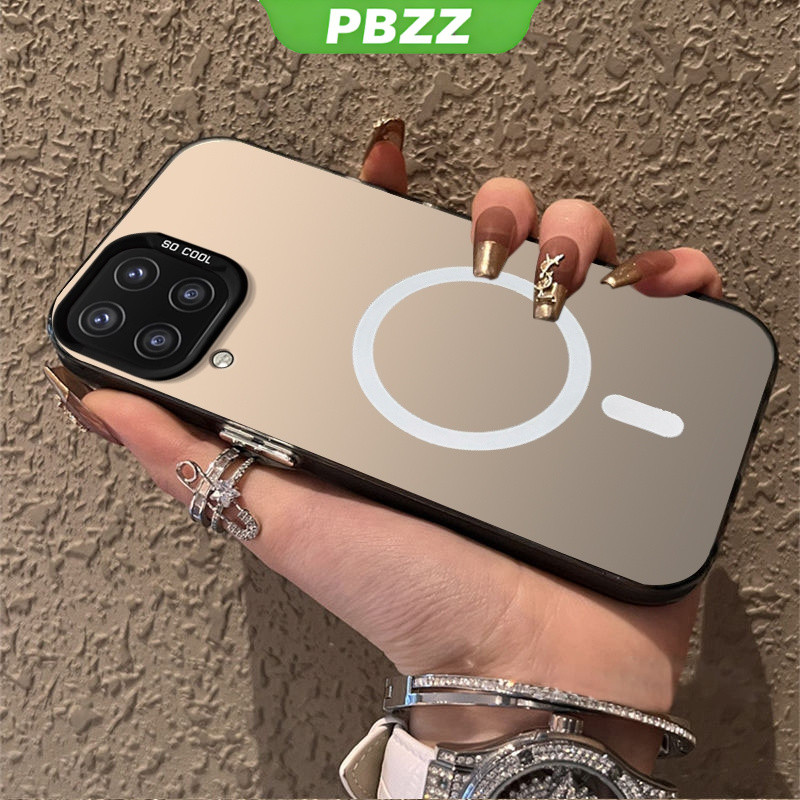PBZZ FOR เคส สําหรับปลอก samsung a22 5g samsung a12 5g เคสโทรศัพท์ เคสแข็ง TPU Protector Smooth กันกระแทก ดีไซน์ใหม่ ความงาม ดึงดูดแม่เหล็กไร้สาย CYBSWX01