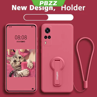PBZZ FOR เคส ปลอก VIVO Y31 2021 เคสโทรศัพท์ softcase Liquid ซิลิโคน Protector กันกระแทกเรียบกันชนออกแบบใหม่360 ° พร้อมผู้ถือ ytxzzj01