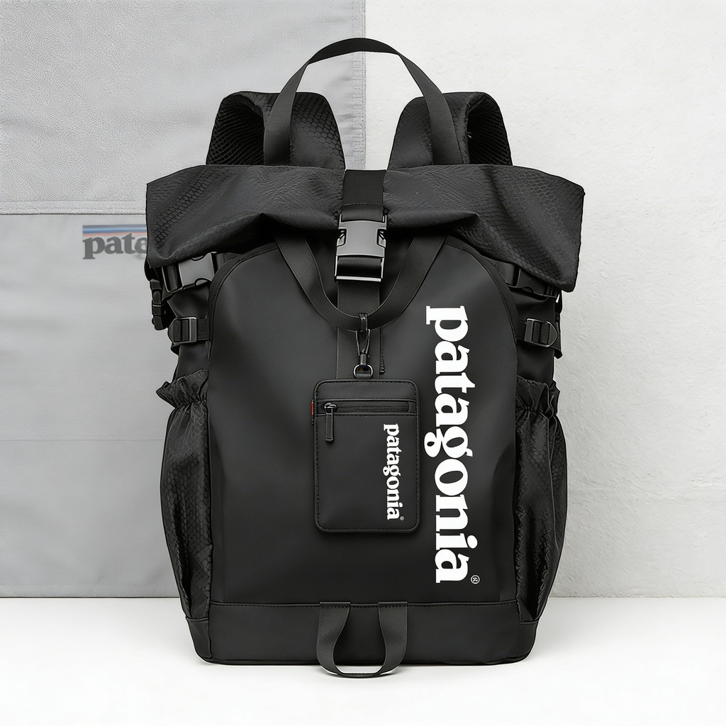 ขนาดใหญ่-ความจุ Roll-Top กระเป๋าเป้สะพายหลังกลางแจ้ง