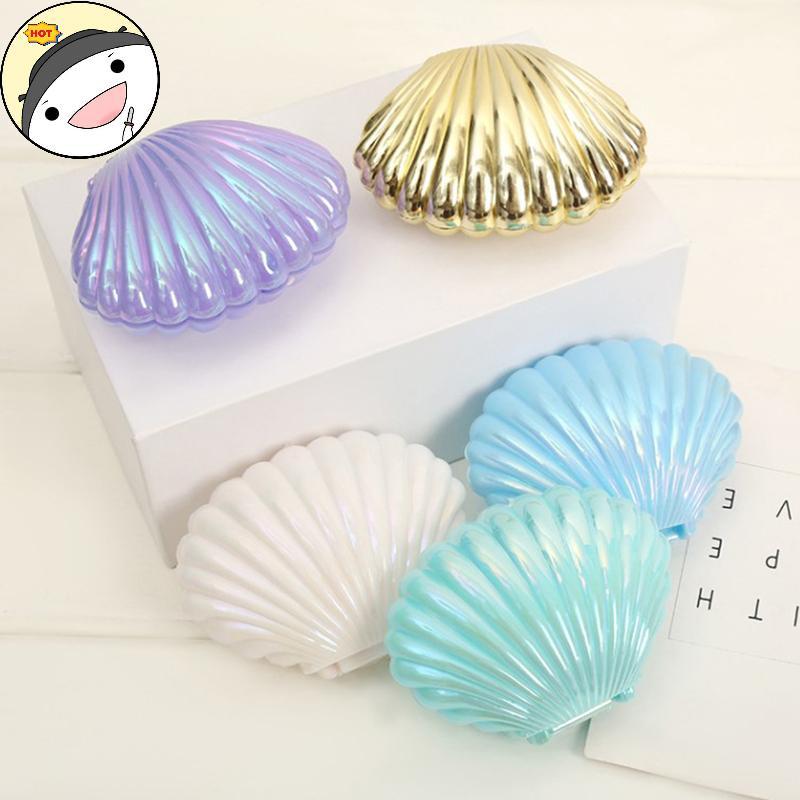Lanf 1 PC น่ารักเปลือกกล่องขนมพลาสติก MakeUp กล่องเก็บเครื่องประดับงานแต่งงานวันเกิด Baby Shower ของ