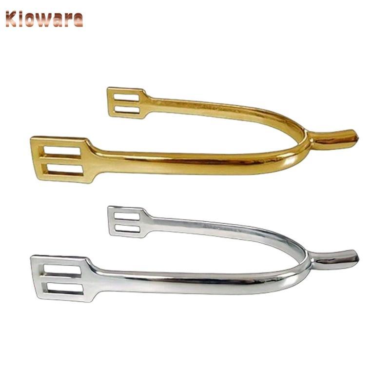 Kloware สังกะสีอัลลอยด์ม้า Spurs โลหะทนทานขี่อุปกรณ์เสริม Professional คาวบอย Spurs สําหรับขี่ม้าการ