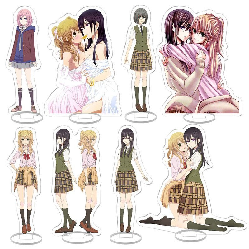 CITRUS ANIME MANGA ACTION รูป AKRILIK STAND ACRYLIC MEI YUZU AIHARA