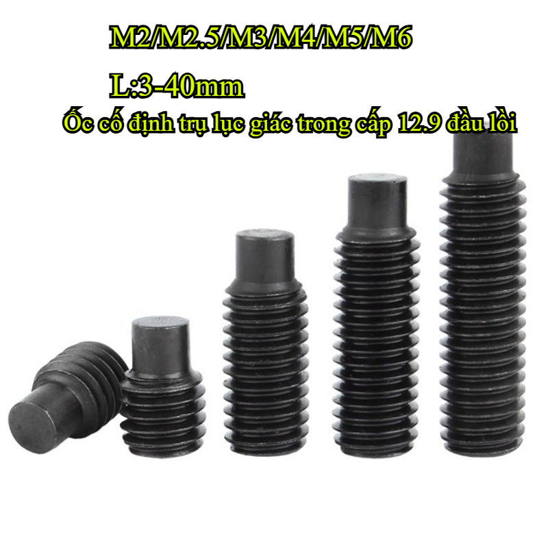 สกรูซ็อกเก็ตหกเหลี่ยมแน่นทรงกระบอกเกรด 12.9 Bump Machine Meter Nails M2/M2.5/M3/M4/M5/M6 (HJX-VN)