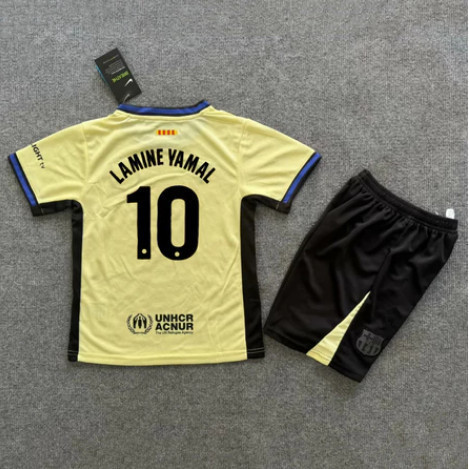 2025-26 ชุดผู้ใหญ่ Barcelona Soccer Jersey Home Away Men Set เสื้อฟุตบอล LAMINE YAMAL 10