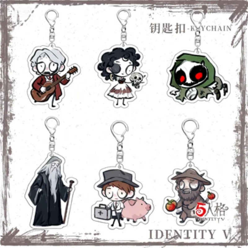 Identity V อะนิเมะเกมอะคริลิค micha พวงกุญแจพิมพ์ Joseph Desaulniers Grace Margaretha Zelle สําหรับต
