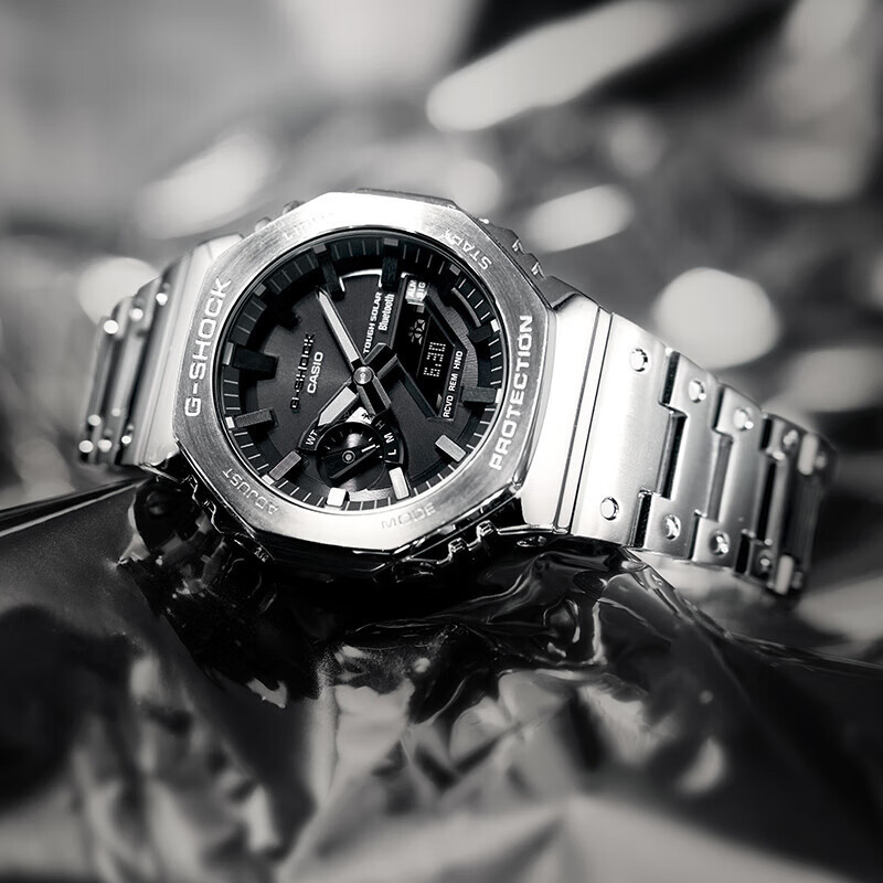 Casio G-SHOCK นาฬิกา YOUTH รุ่น GM-B2100D-1A วัสดุเป็นโลหะทั้งชิ้น 100% ส่วนลด ของขวัญ กันน้ำ กันกระ