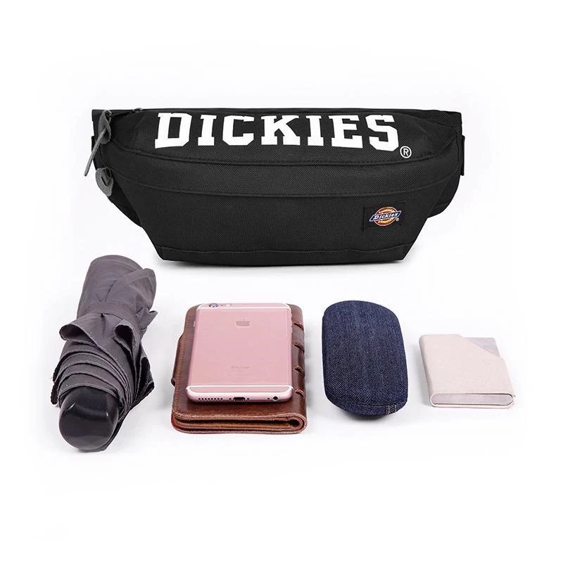 Dickies Bag Messenger Bag Chest Bag Boys Girls กระเป๋าคาดเอว Dickies Camouflage Street Dickies กระเป