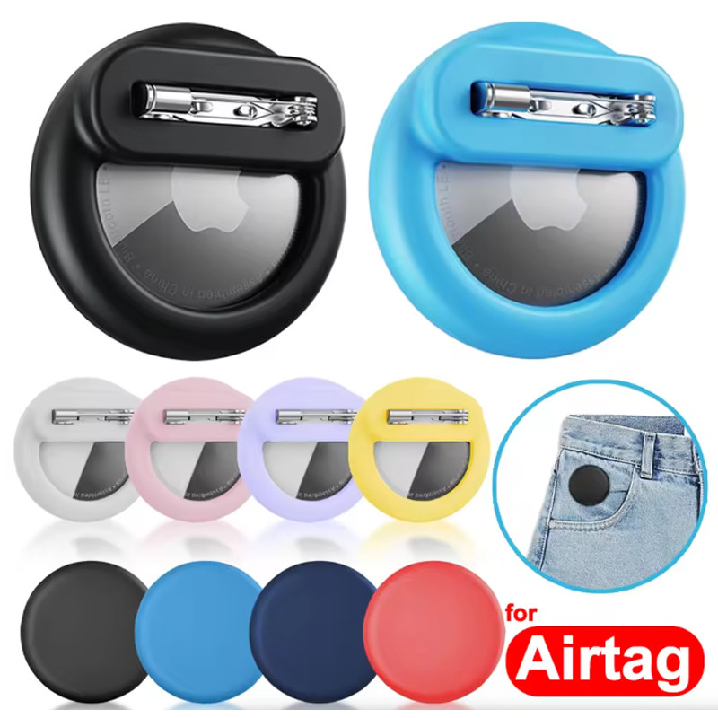 ที่มองไม่เห็น Anti-Lost สําหรับ Apple Airtag ซ่อนป้องกันซิลิโคนนุ่ม Tracker สําหรับ Air Tag เด็กกระเป๋าเดินทางเสื้อผ้า