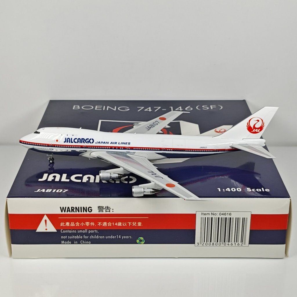 Phoenix 04616 1: 400 Japan Airlines B747-100SF JA8107 โมเดลเครื่องบินโลหะผสม