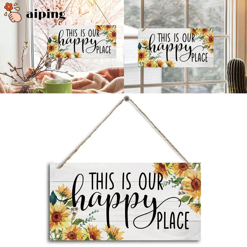 Aiping Hotel Bulletin Board, ไม ้ นี ่ คือสถานที ่ แห ่ งความสุขของเราป ้ ายประตู, สะดวกในการใช ้ ป ้ ายเตือนประตูแขวนสํานักงาน