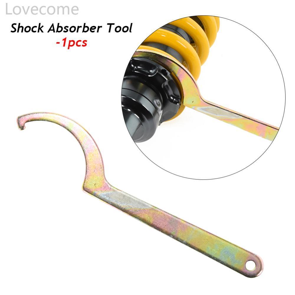 Lovecome โช้คอัพรถจักรยานยนต์ Suspension เครื่องมือ C Spanner ประแจมือเครื่องมือตะขอโลหะสําหรับ Suzu