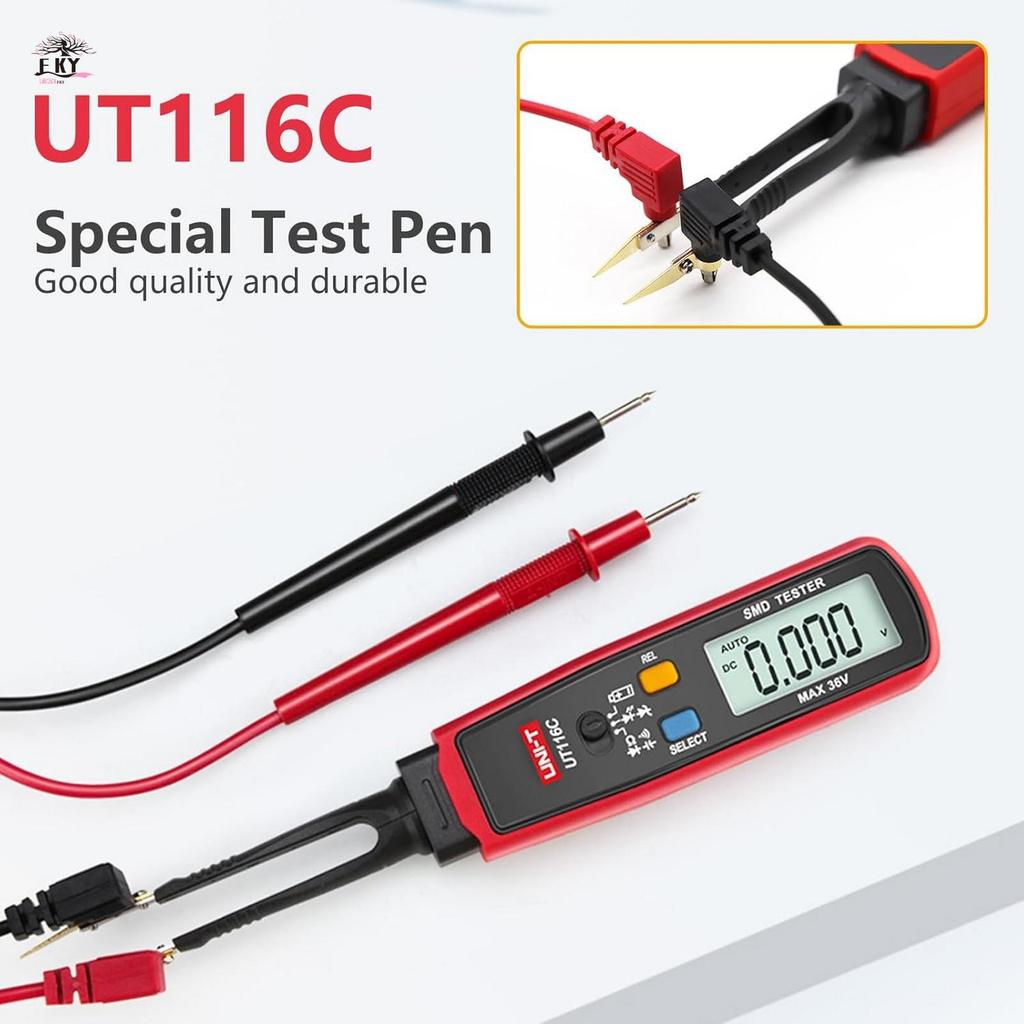 Uni-Trend Multimeter Clamp Handheld Digital SMD Tester Multimeter สําหรับการใช้งานในร่มและกลางแจ้ง