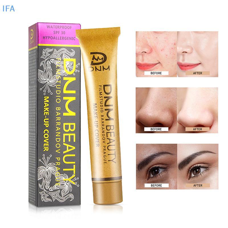 IFA Full Skin คอนซีลเลอร์ Foundation ครีม Face Professional Blemish Cover Dark Spot Tattoo Contour แ