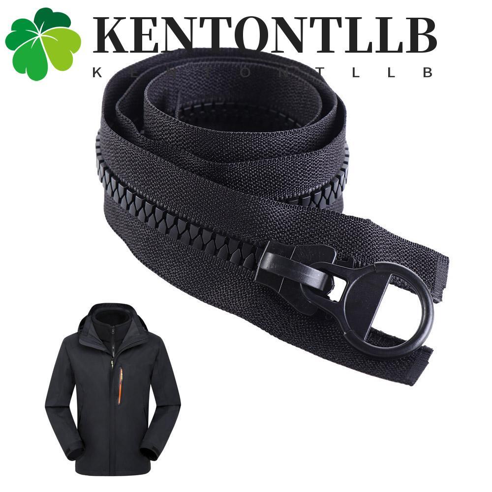 KENTONTLLB ซิปปิดปลายทนทานเย็บกระเป๋าสําหรับลงเสื้อแจ็คเก็ตพร้อมแหวนดึง DIY อุปกรณ์ผ้า