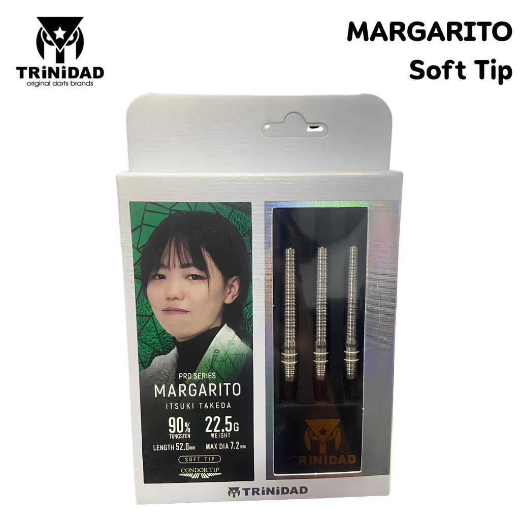ลูกดอกปาเป้า TRiNiDAD MARGARITO 90%Tungsten Soft Darts 22.5g