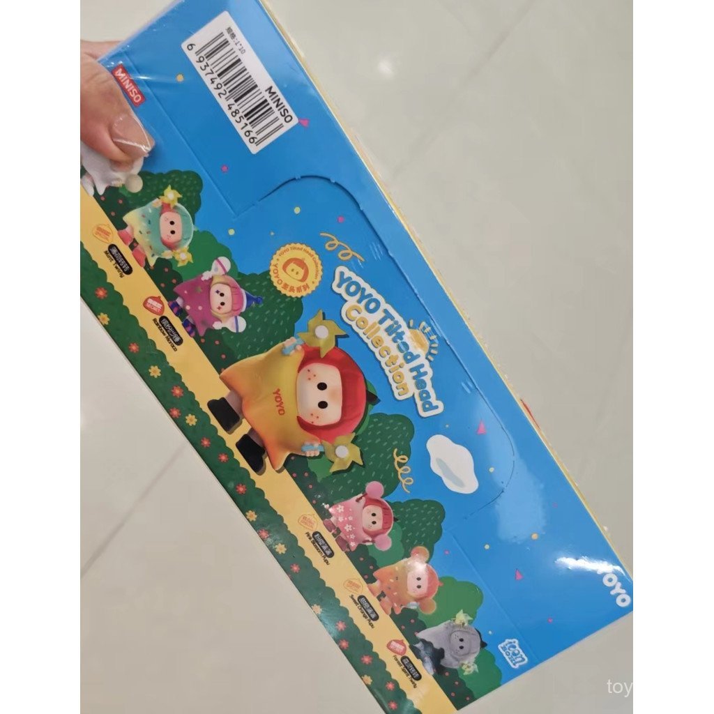 10pcs MINISO YOYO tilted head collecton blind box with tilted head 9KYJ