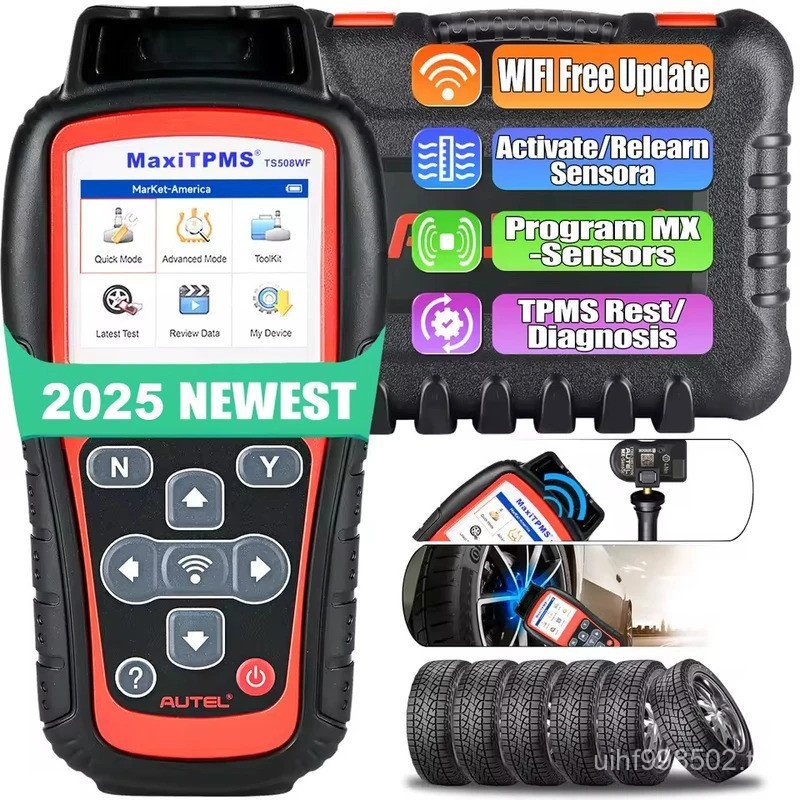 Autel MaxiTPMS TS508WF TPMS Relearn Tool OBD2 เครื่องสแกนเนอร์ TPMS รีเซ็ตบริการ, อ่าน/ชัดเจน TPMS ร