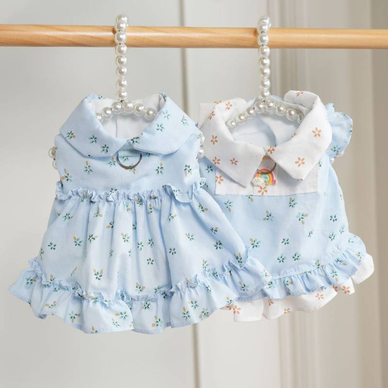 Summer Daisy Pet Traction Cat Small Clothes Pet Thin New Dress Dog Dog Princess Dress Xtry