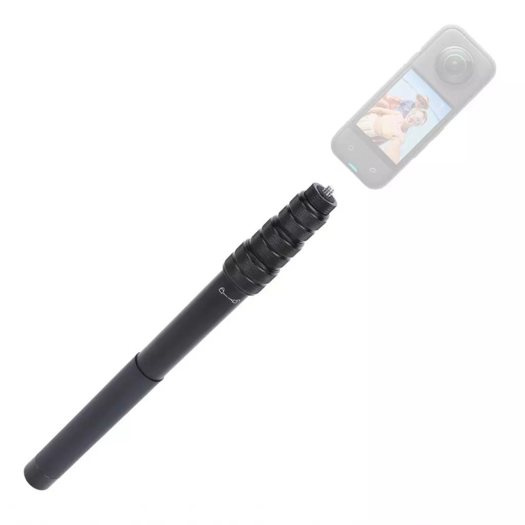 ไม้เซลฟี่ Selfie Stick สำหรับ Insta360 GO Ultra อลูมิเนียม thumbnail 4