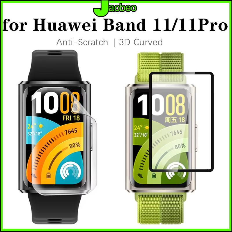 ฟิล์มแก้วนิรภัย / ฟิล์มอ่อน for Huawei Band 11 / 11 Pro ตัวป้องกันหน้าจอเต็ม for Huawei Band 11 ฟิล์มป้องกัน